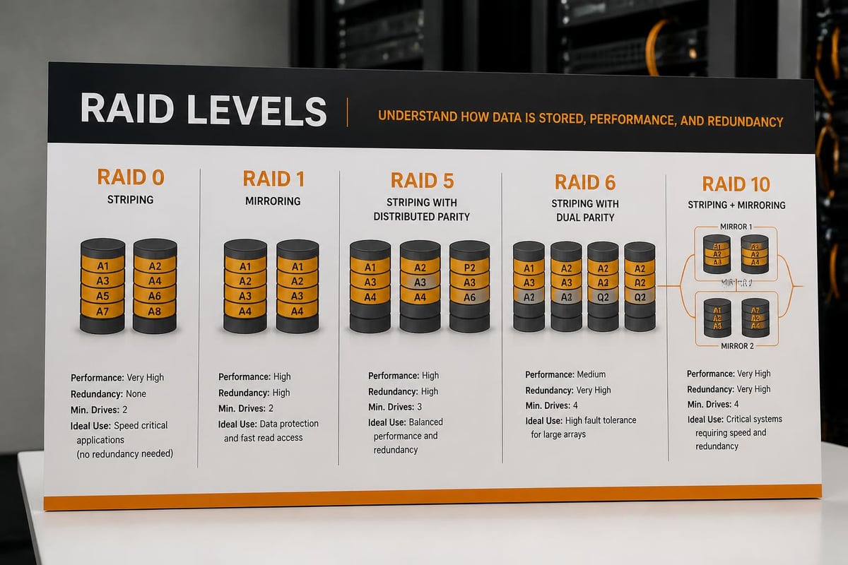 RAID configuration comparison