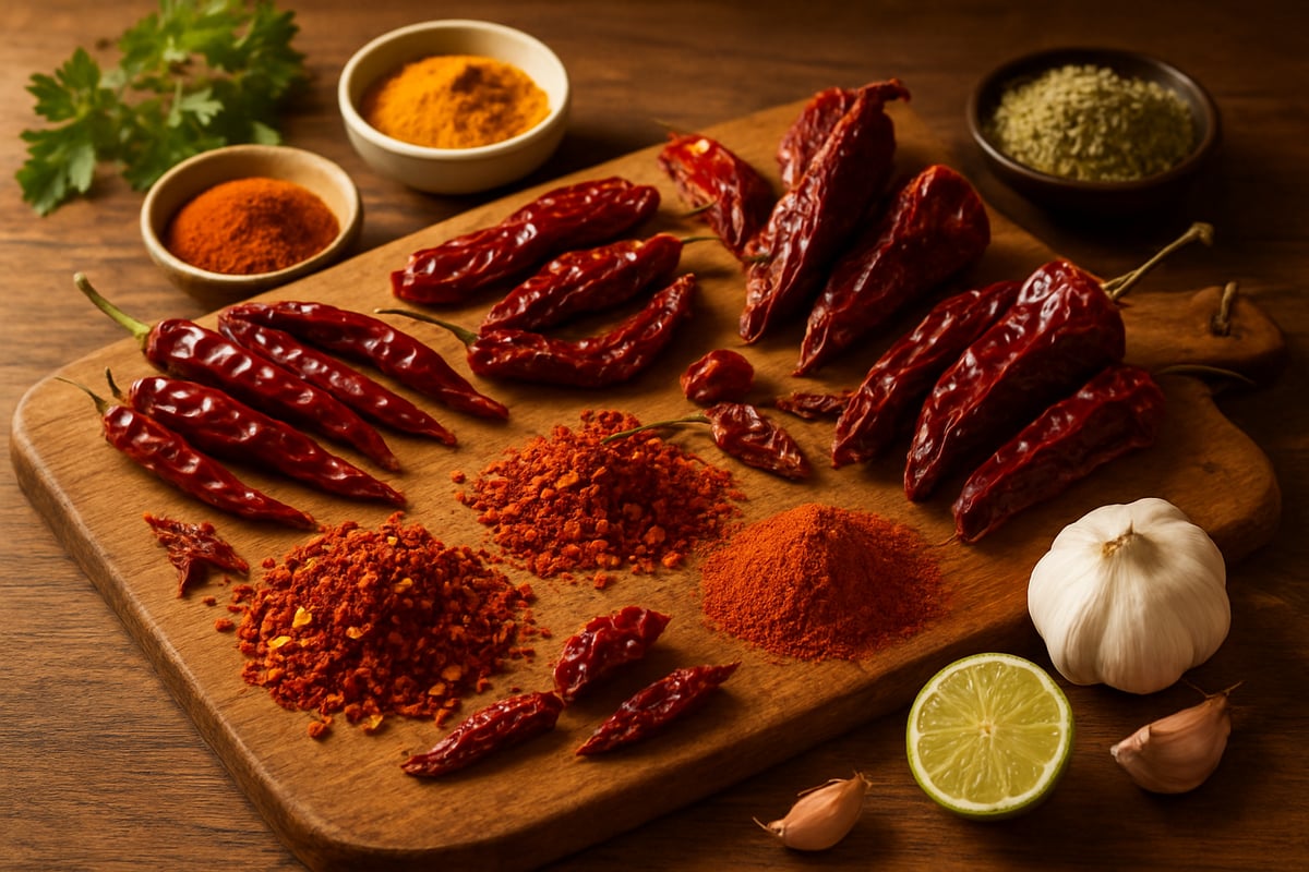 Utilisations Culinaires des Piments Rouges Séchés