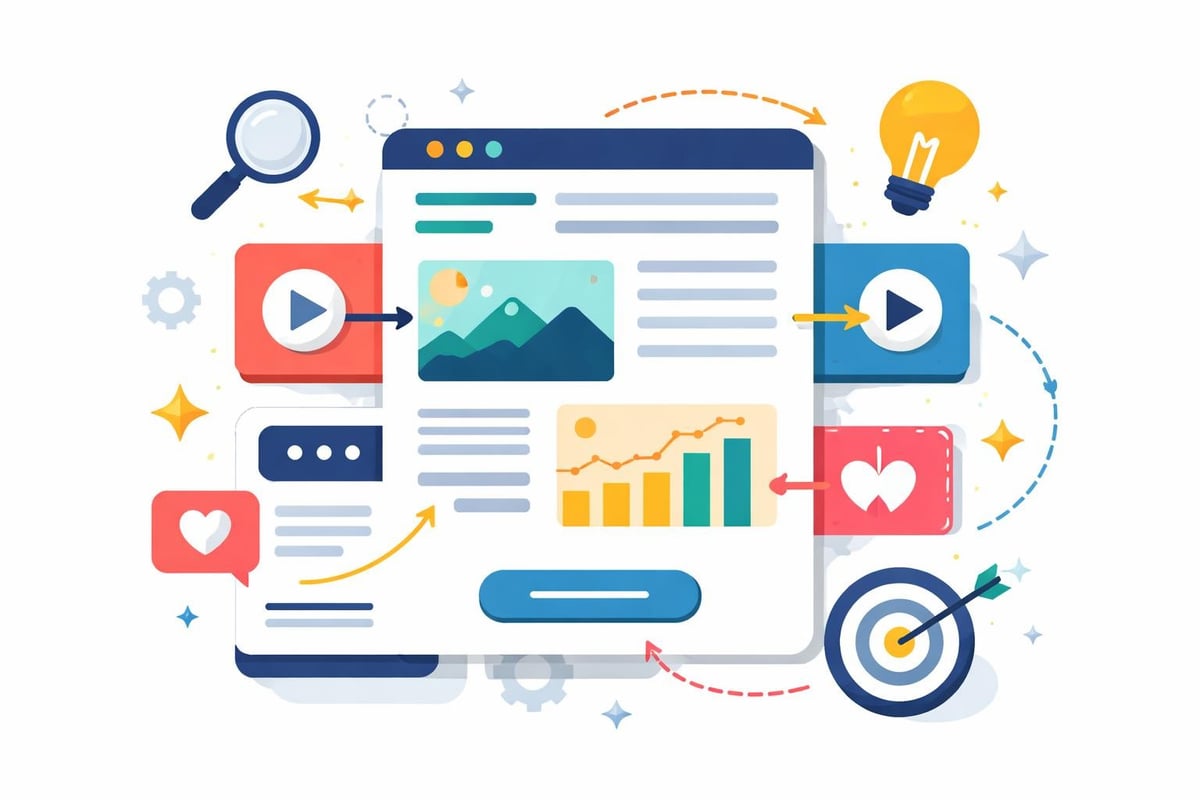 Content hierarchy and storytelling flow