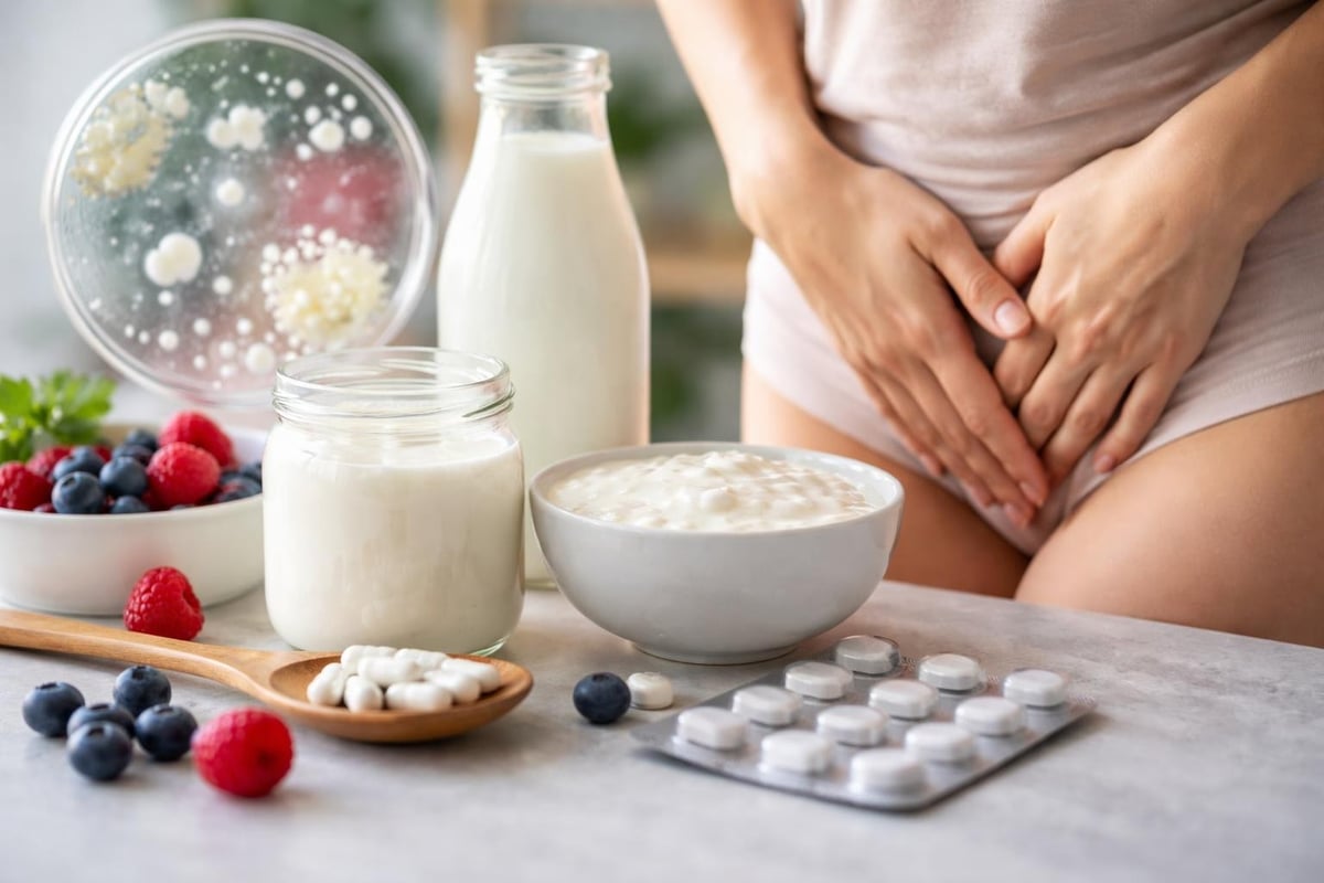 Probiotic foods for thrush
