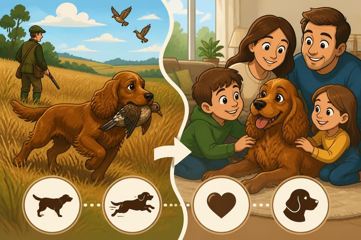 Evolutie engelse cocker spaniel