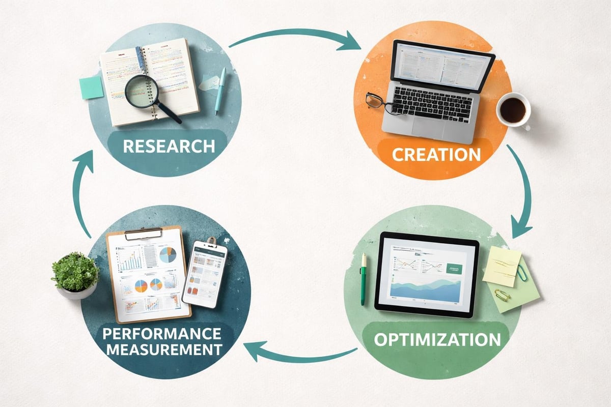 Content creation workflow for SEO