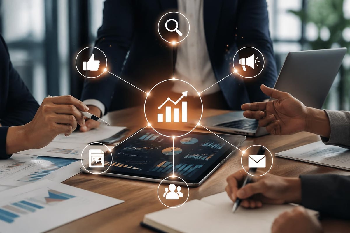 Marketing digital expert workflow