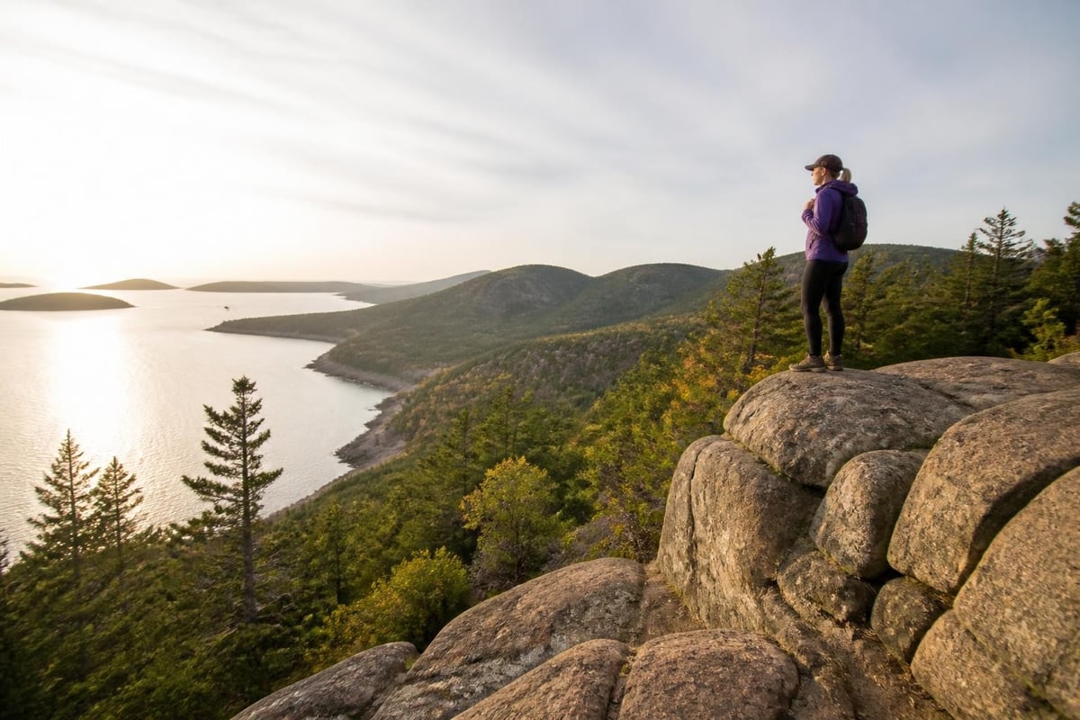 Acadia National Park landscape features