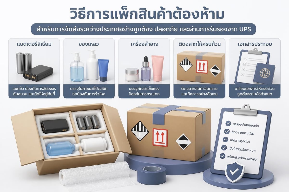 Restricted items packaging