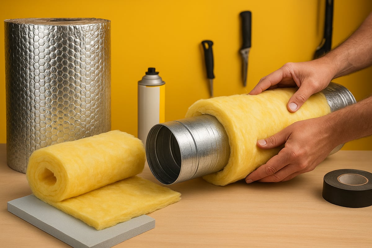 Types of HVAC Duct Insulation Materials