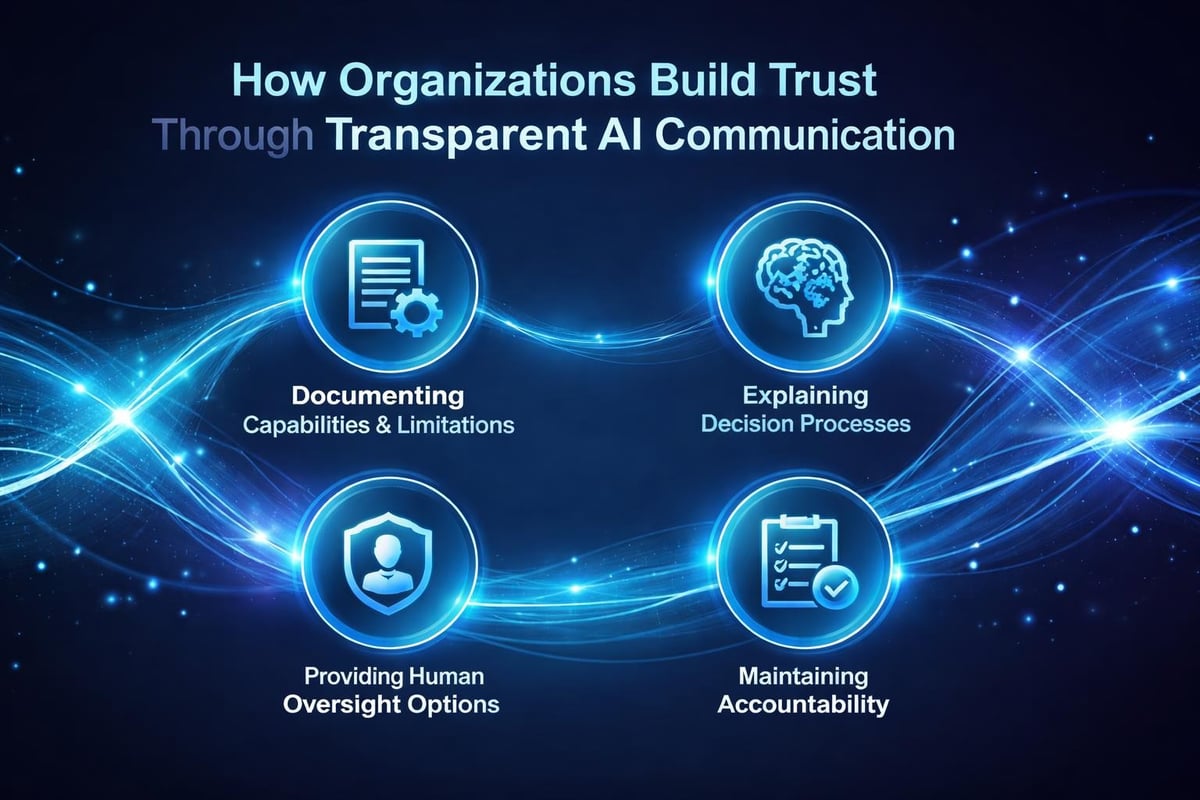 Transparent AI communication