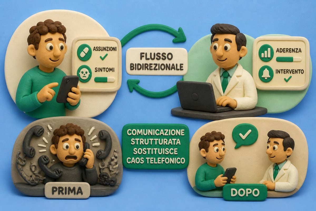 Workflow integrato medico-paziente terapie croniche