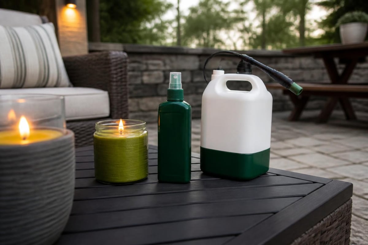 Ground-based mosquito protection comparison