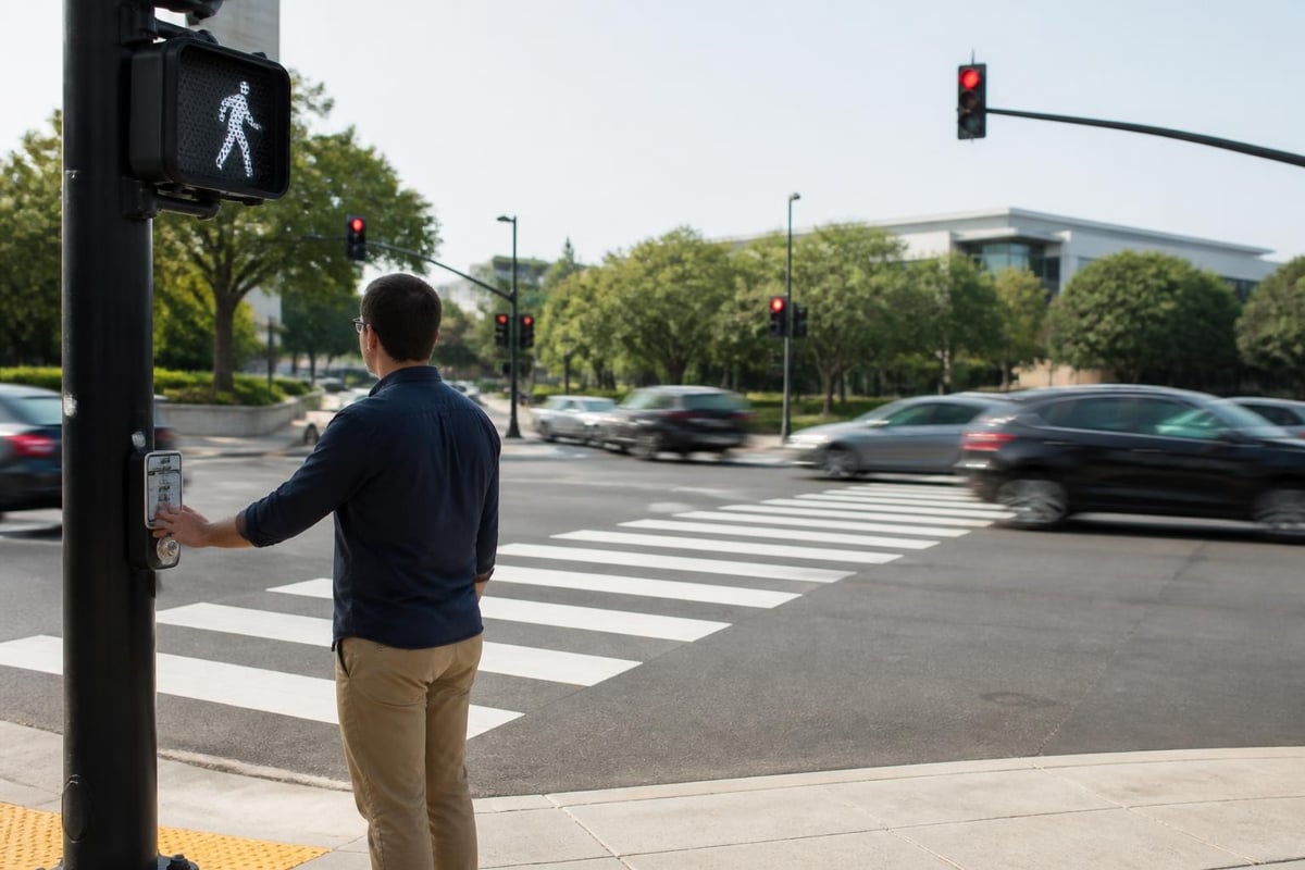 Pedestrian signal timing phases