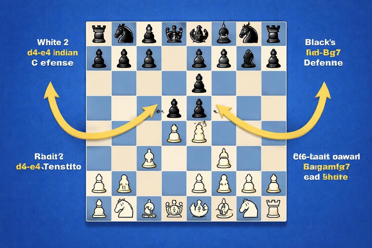 Kings indian defence pawn structure