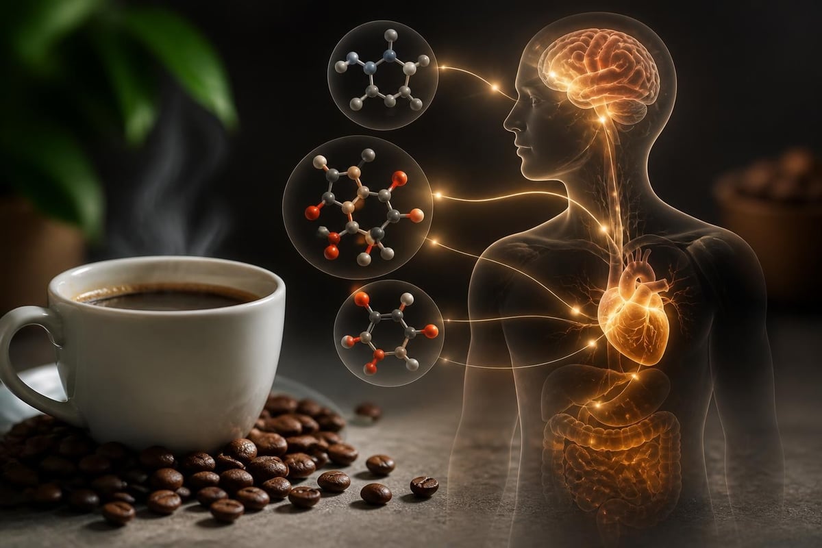 Mécanismes biochimiques du café