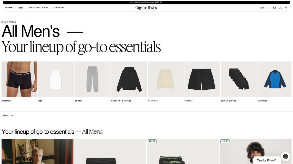7 Best Ethical Underwear Mens Choices for 2026 - Organic Basics Men’s Underwear