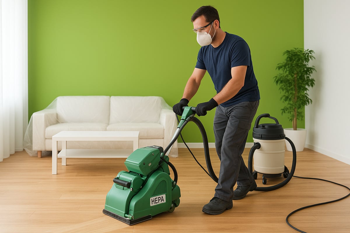 Qu’est-ce que le sablage de plancher sans poussière ?