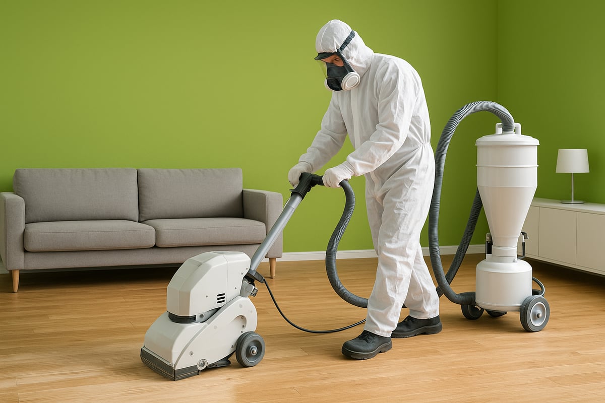 Comment se déroule un sablage de plancher sans poussière ?