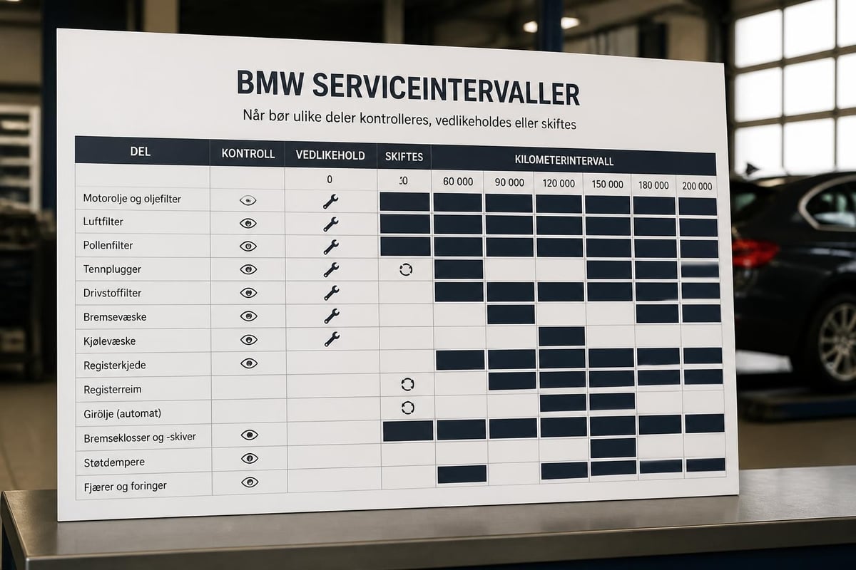BMW maintenance schedule