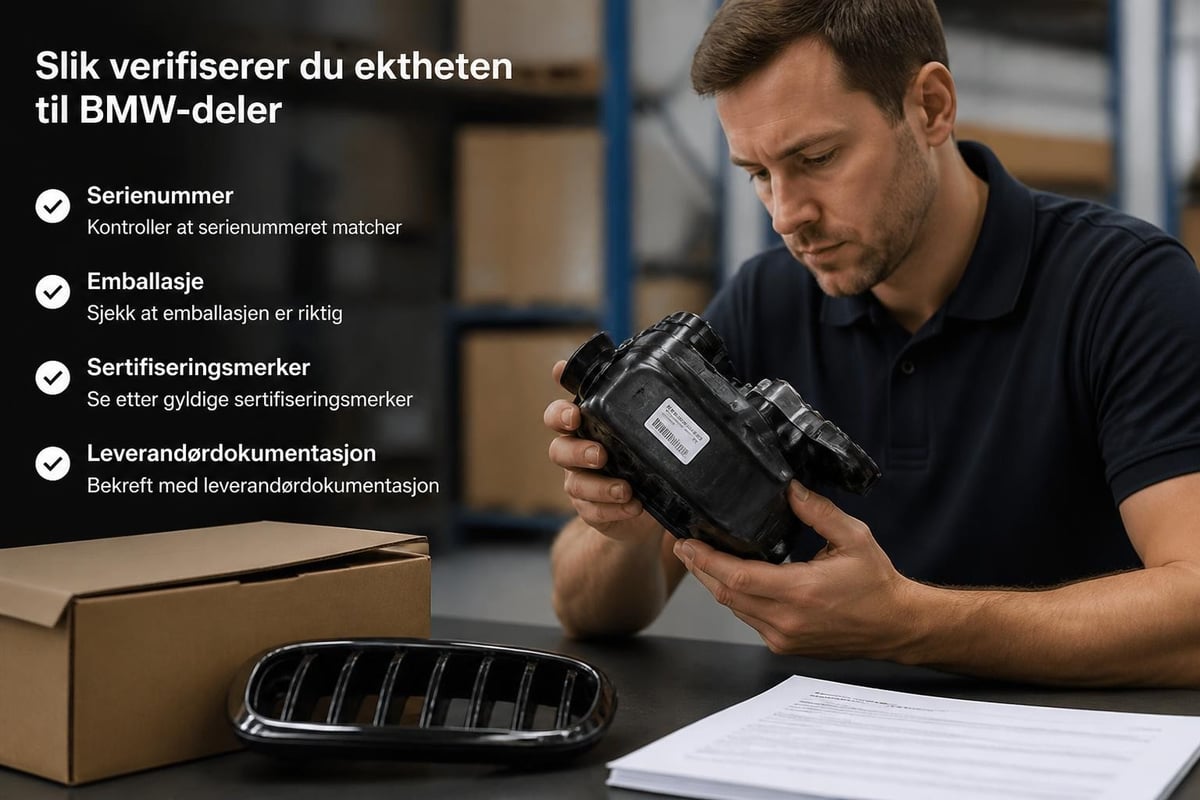 BMW parts quality verification