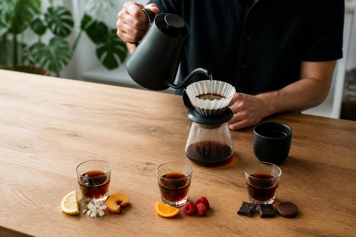 Flavor differences in single-serve brewing