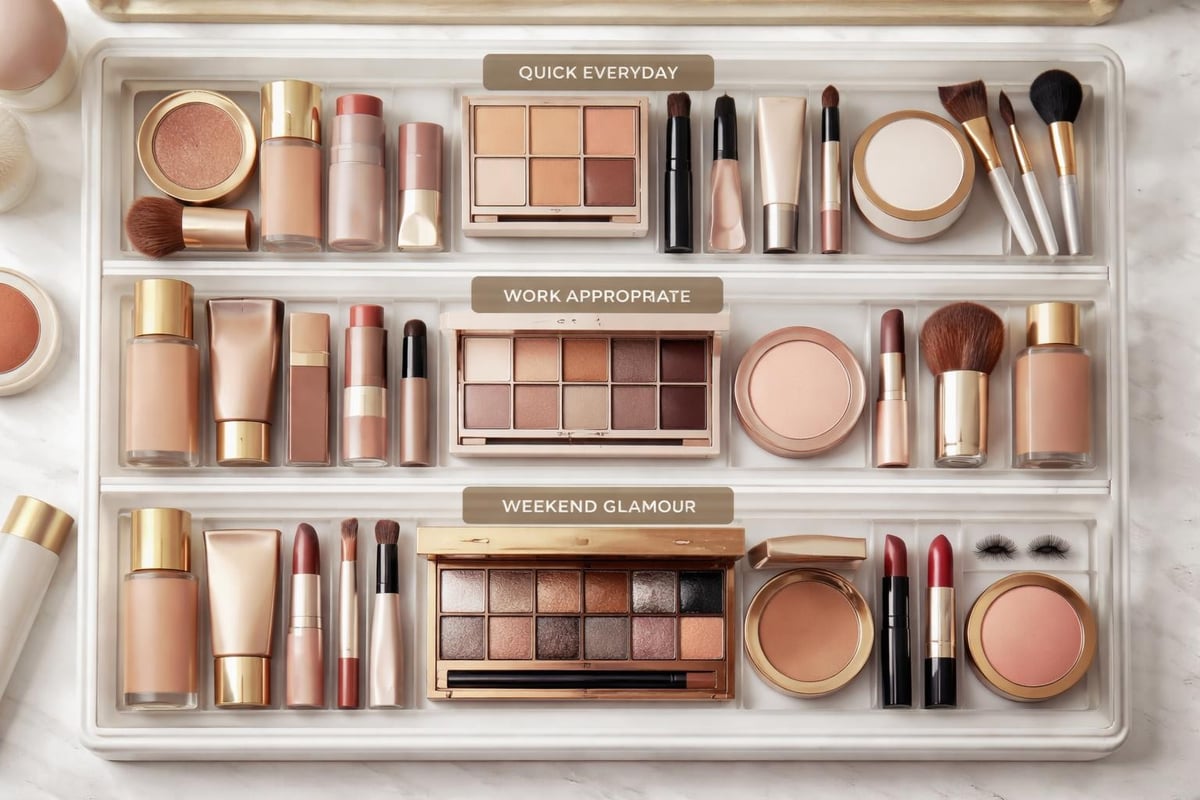 Makeup organization strategy