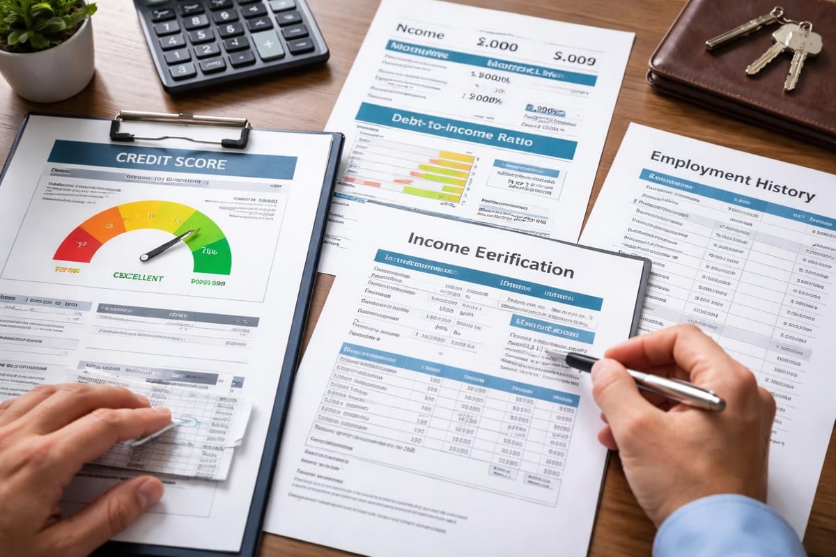 Customer loan application components