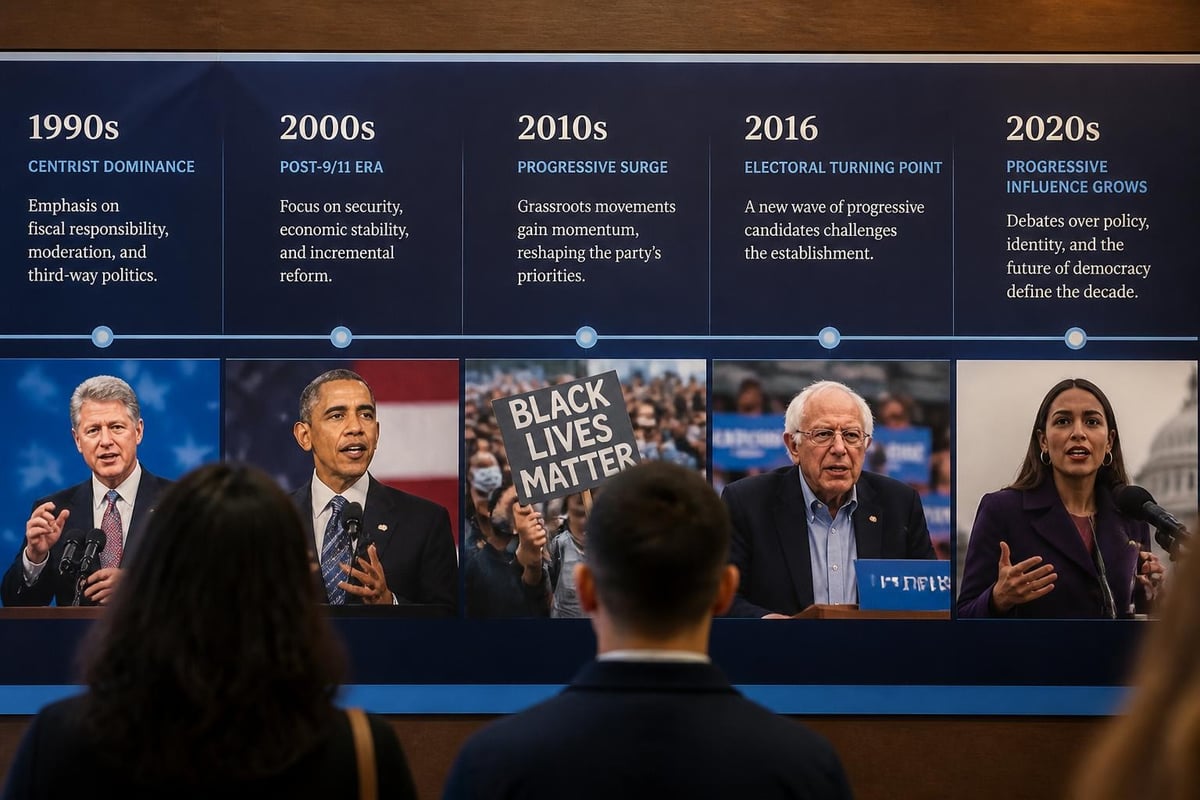 Democratic Party ideological evolution