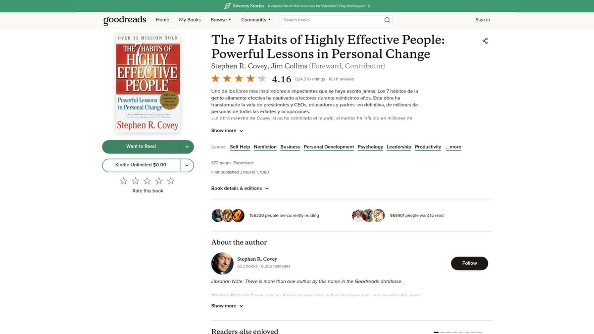 Top 7 Self Realization Books to Read in 2026 - The 7 Habits of Highly Effective People by Stephen R. Covey