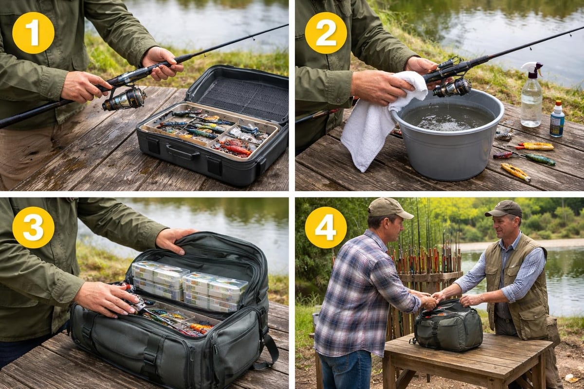 渔具维护工作流程