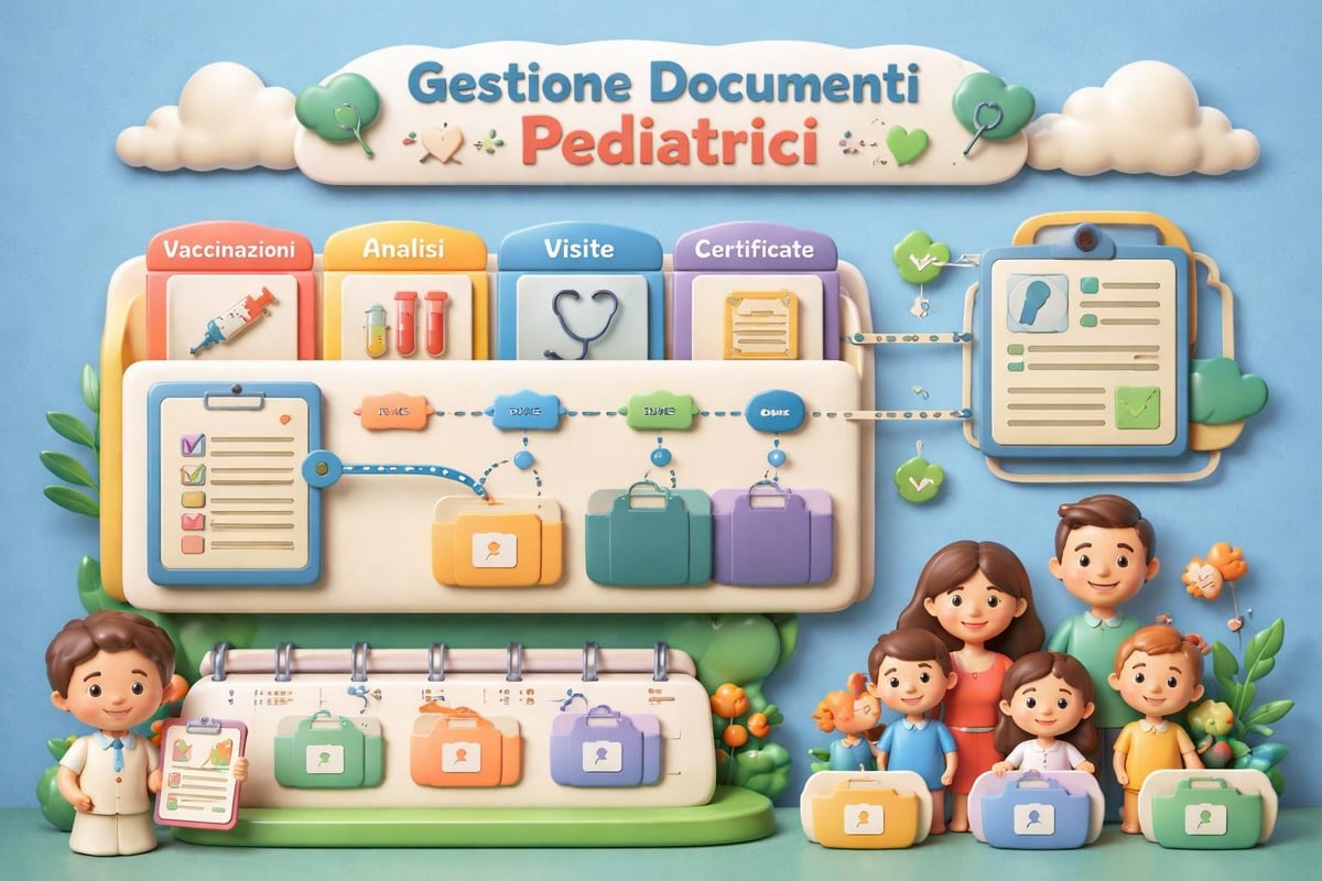 Gestione documenti pediatrici digitali