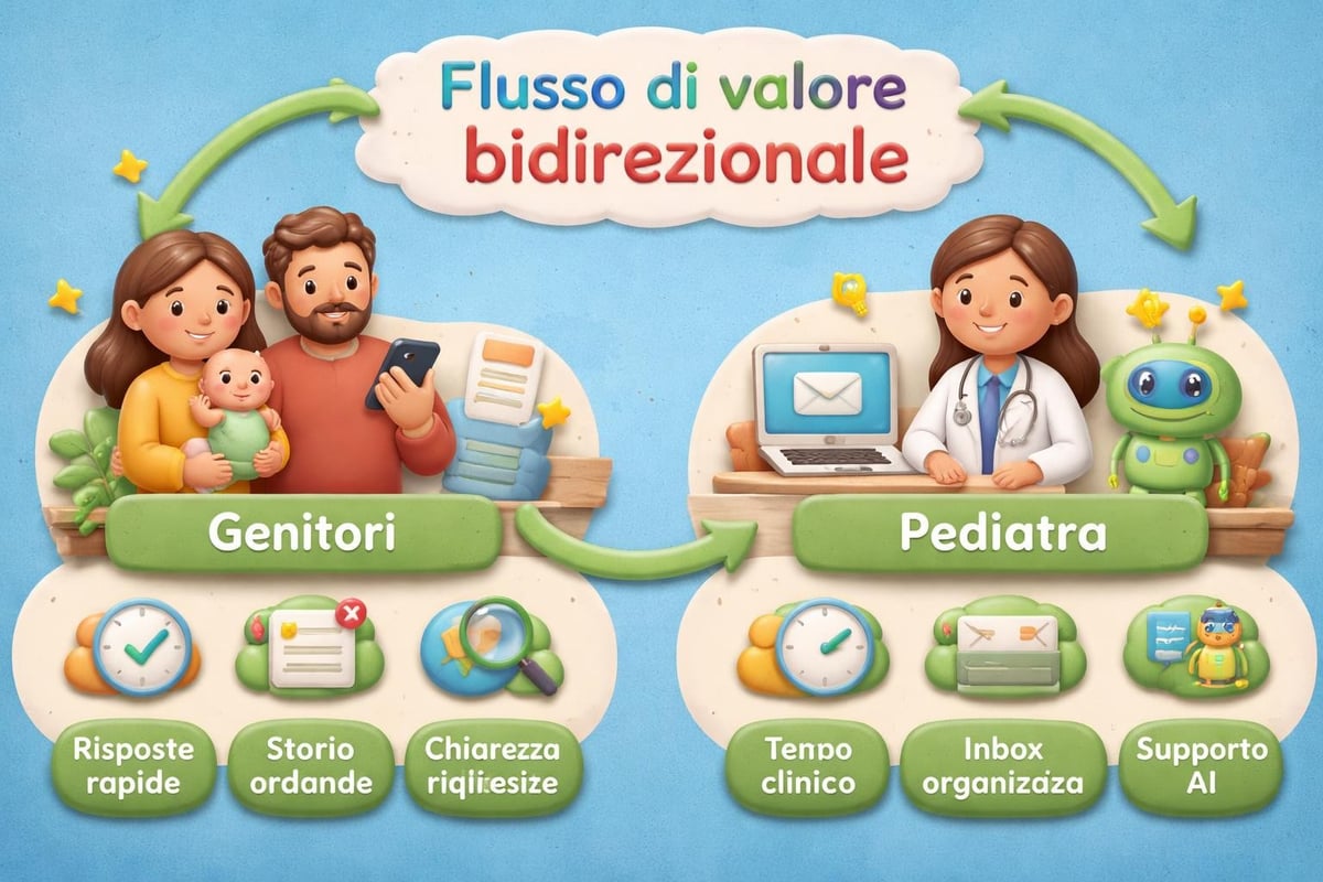 Benefici comunicazione pediatra digitale