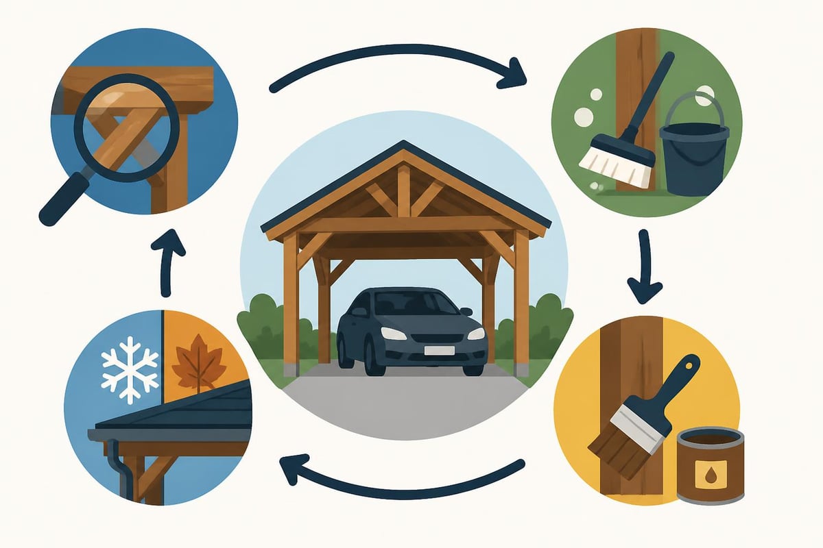 Carport maintenance schedule