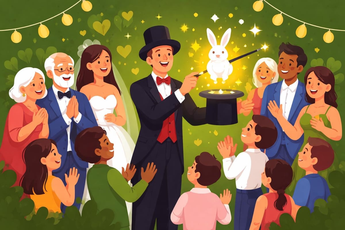 Interaktive Hochzeitsunterhaltung verbindet Gäste