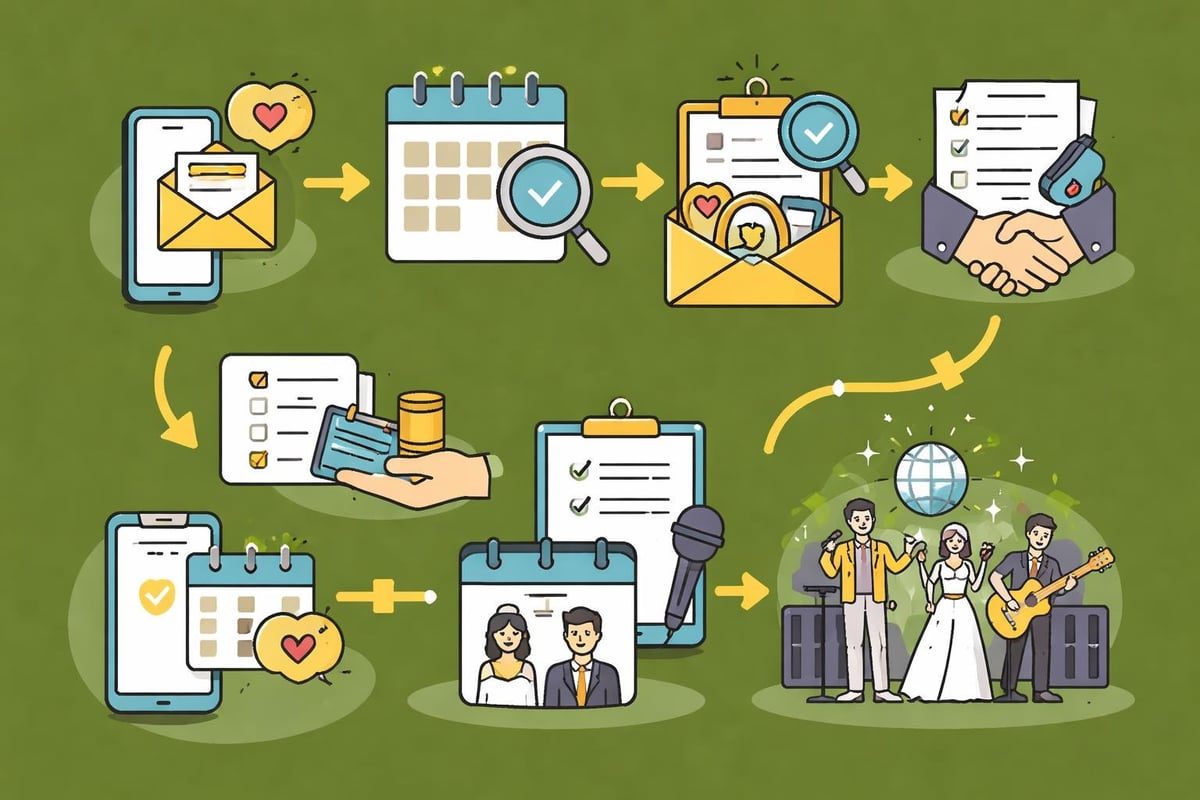 Schritte zur Künstlerbuchung