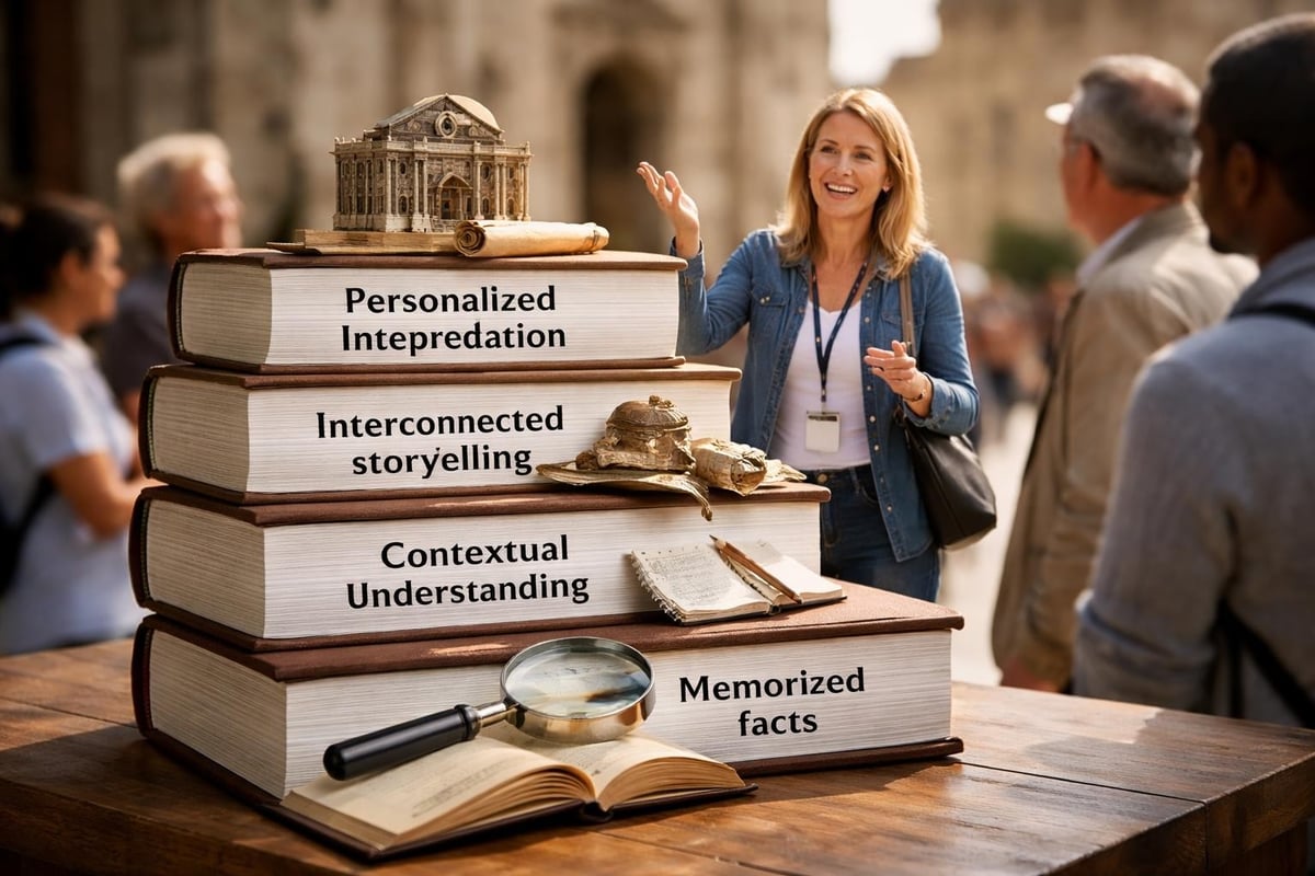 Tour guide expertise levels