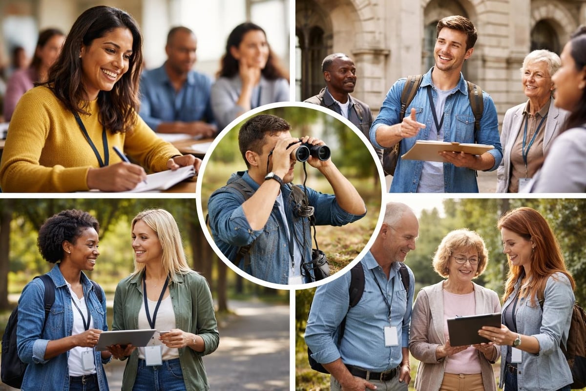 Tour guide professional development