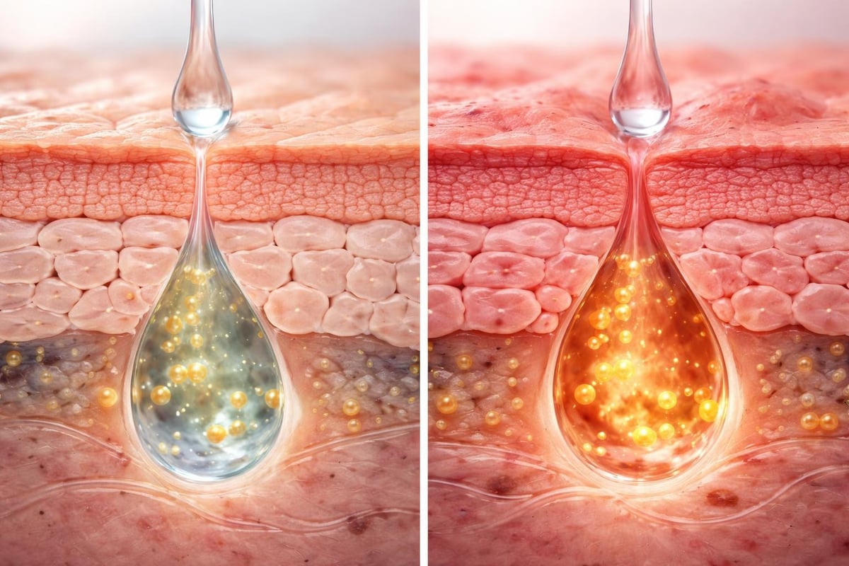 Salicylic acid molecular interaction with skin layers
