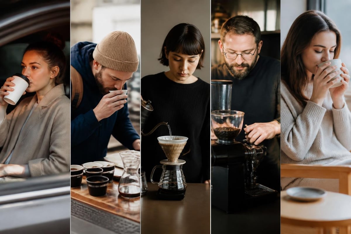 Coffee gift recipients spectrum