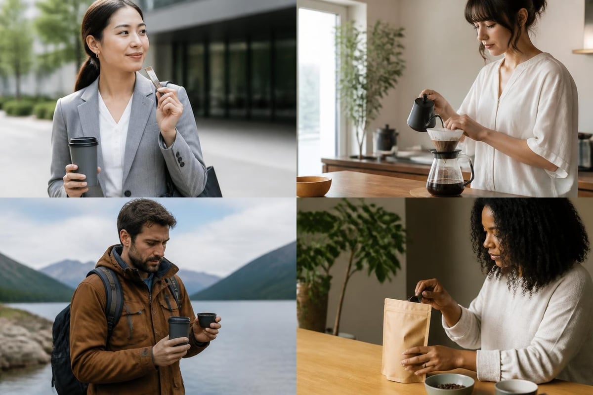 Coffee for different lifestyles