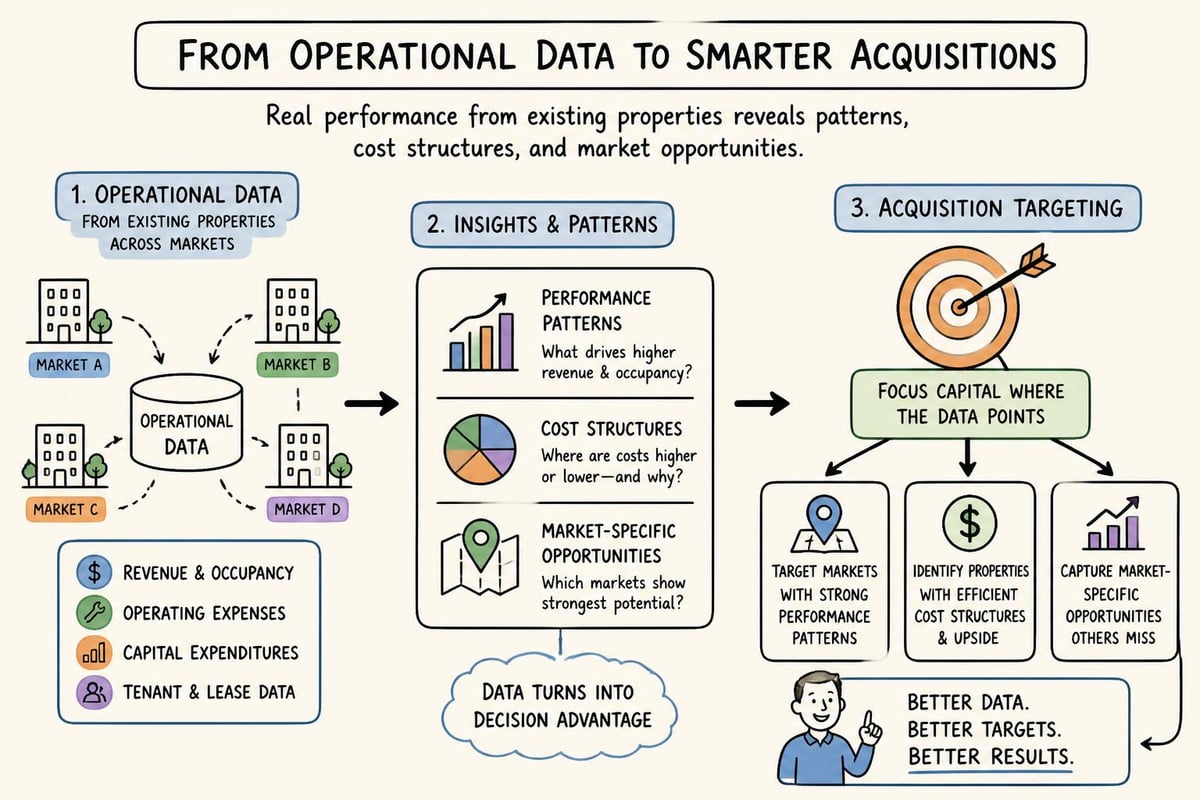Portfolio performance informing acquisition strategy