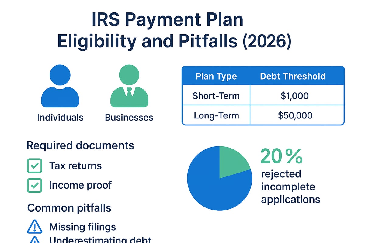 Eligibility and Requirements for IRS Payment Plans