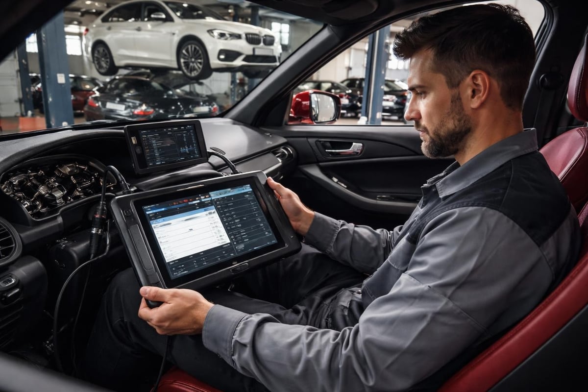 European vehicle diagnostic process