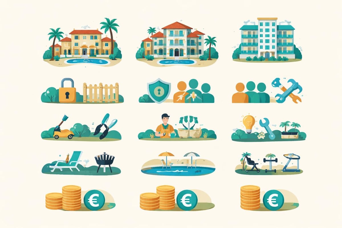 Villa apartment features comparison