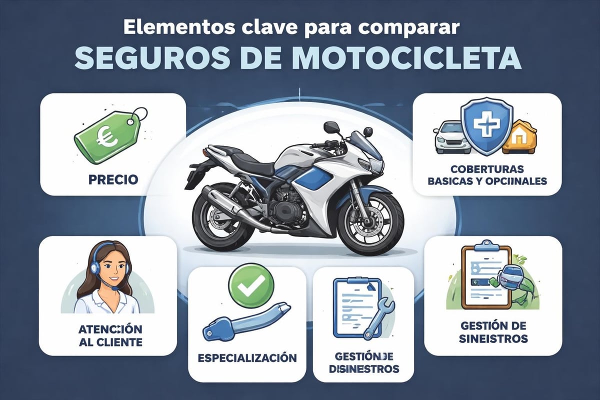 AXA Seguros de Moto: Coberturas, Precios y Análisis 2026 2 Comparación aseguradoras de moto