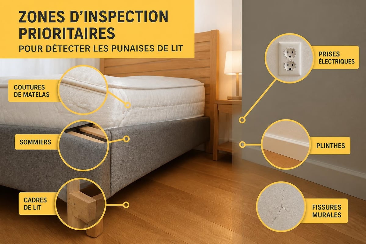 Inspection professionnelle punaises de lit