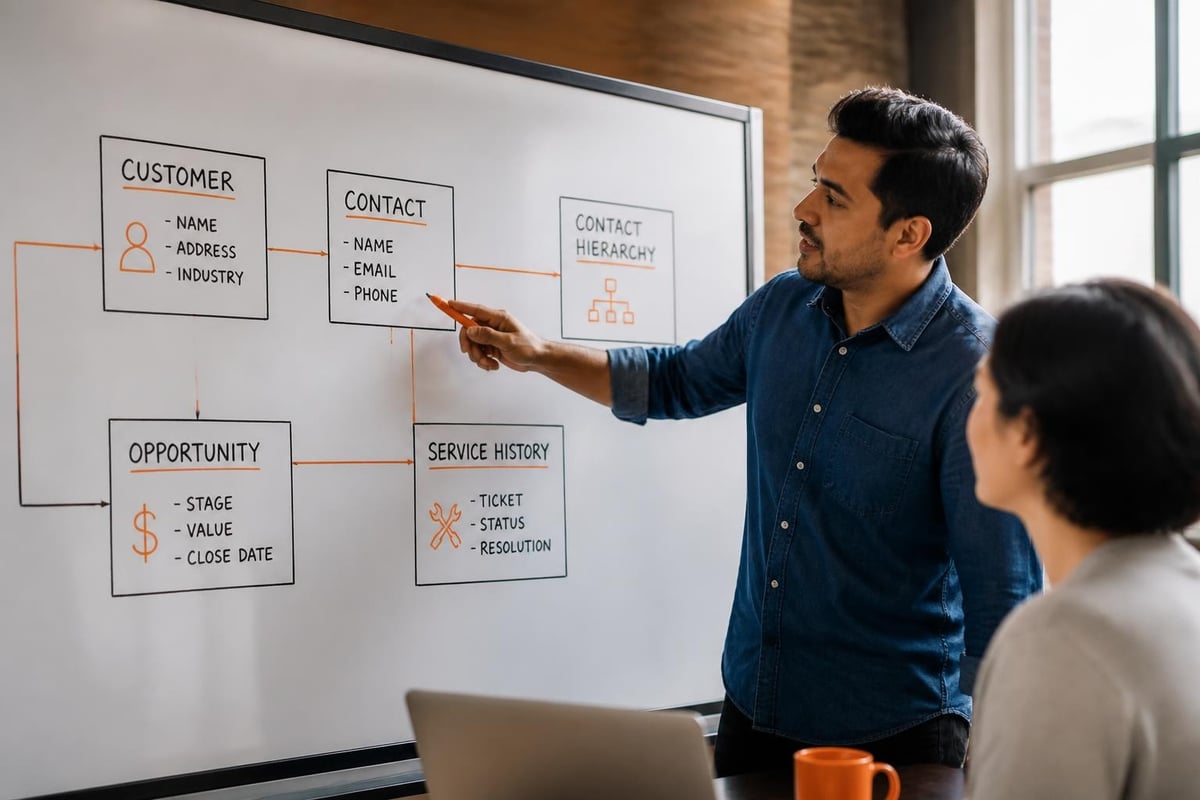 CRM Management Systems: Complete Guide for 2026 CRM data architecture