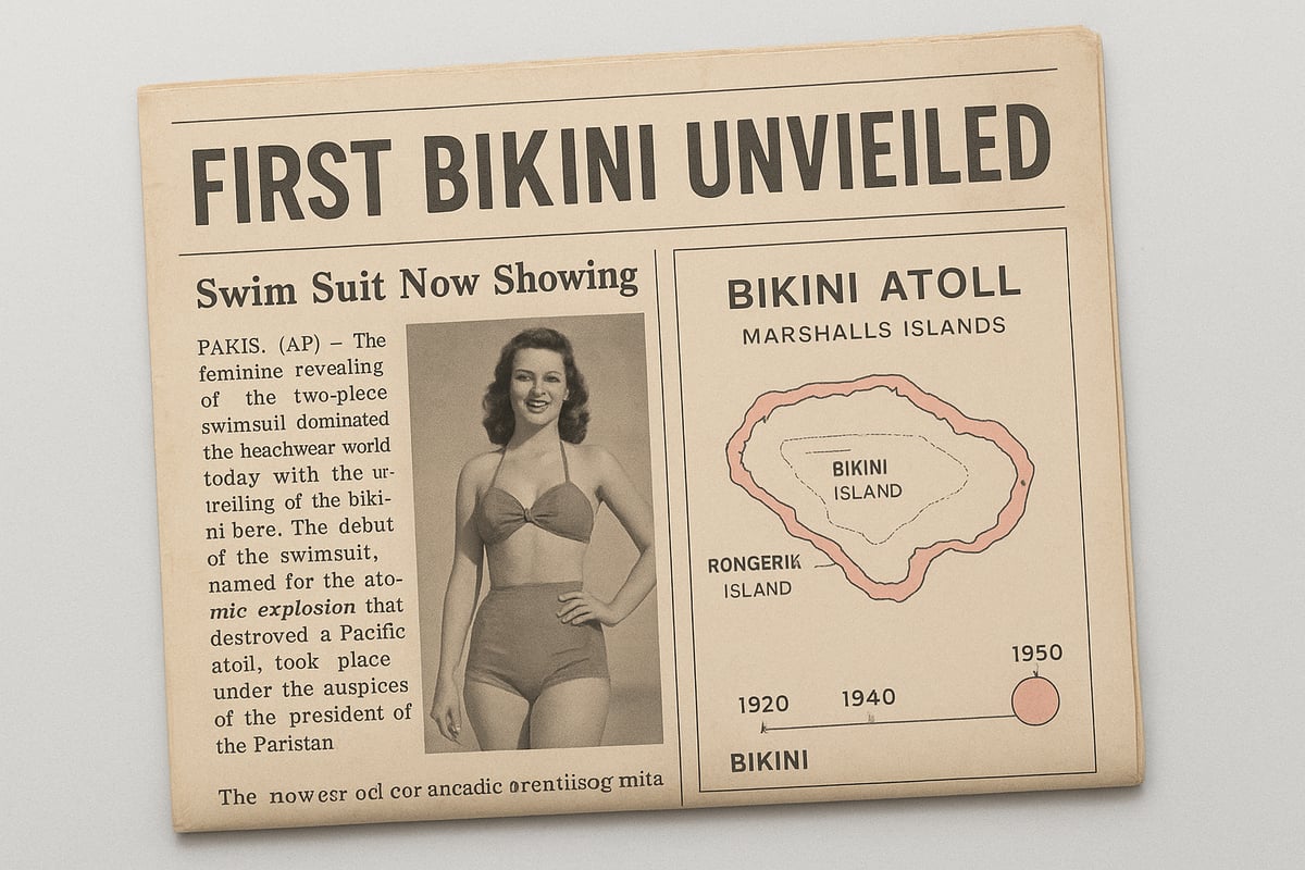 Die linguistische Herkunft des Begriffs „Bikini“