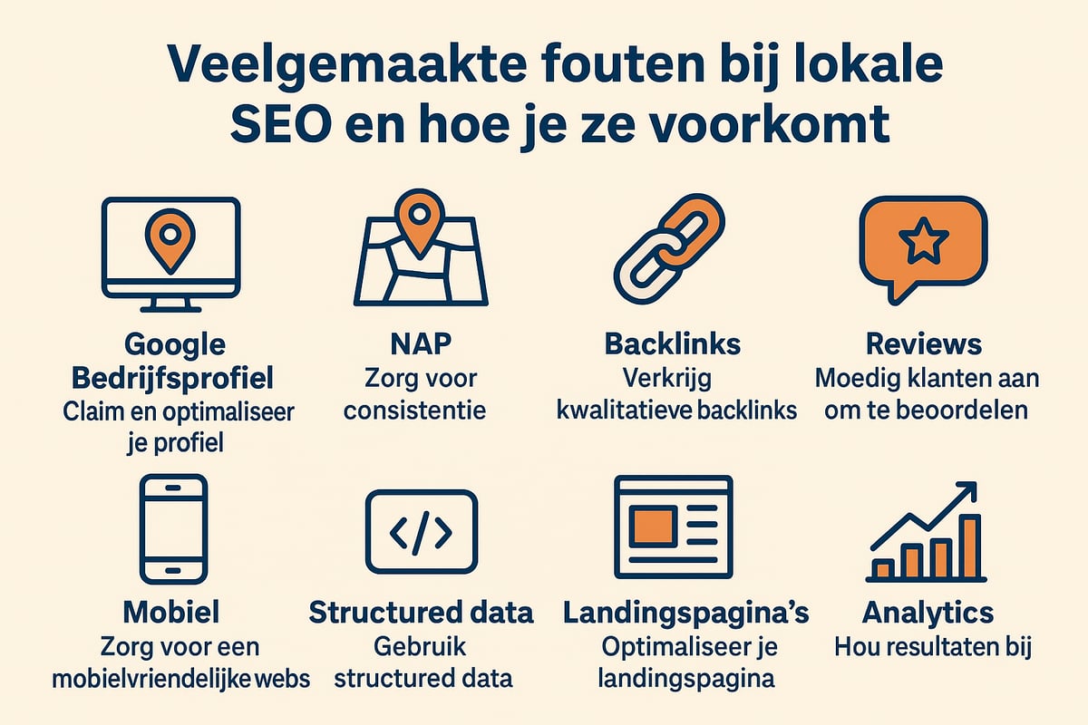 Veelgemaakte Fouten bij Lokale SEO (En Hoe Je Ze Voorkomt)