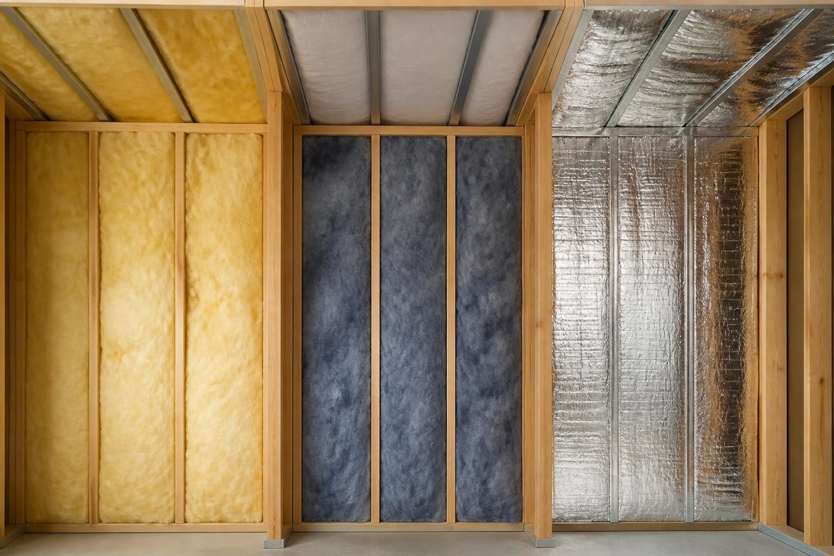 Different insulation material types