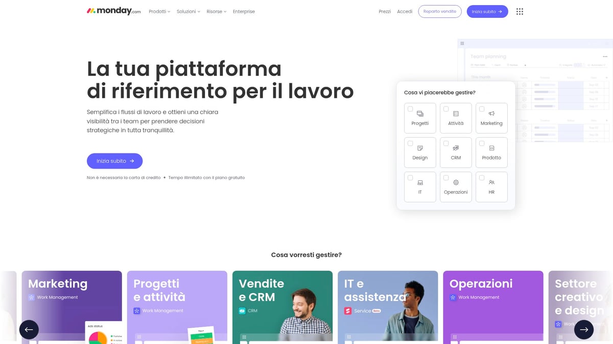7 Soluzioni Ottimizzazione Processi Più Popolari in Italia 2025 7 7 Soluzioni Ottimizzazione Processi Più Popolari in Italia 2025 - Monday.com – Work Operating System