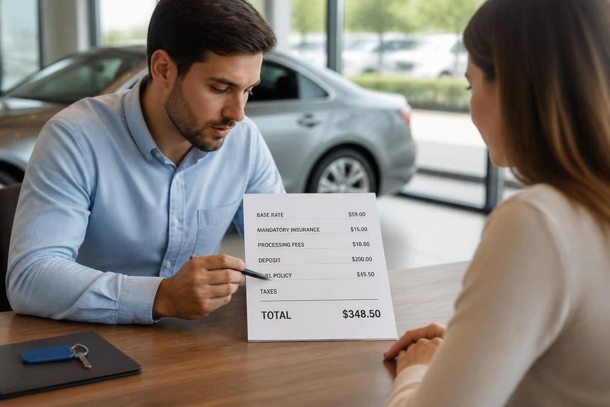 Rental cost breakdown