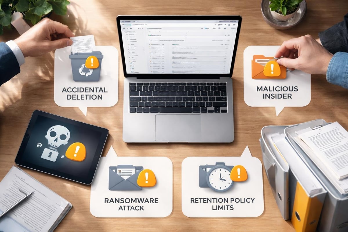 Common causes of data loss in Google Workspace